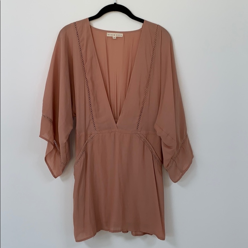 Tan mini dress
